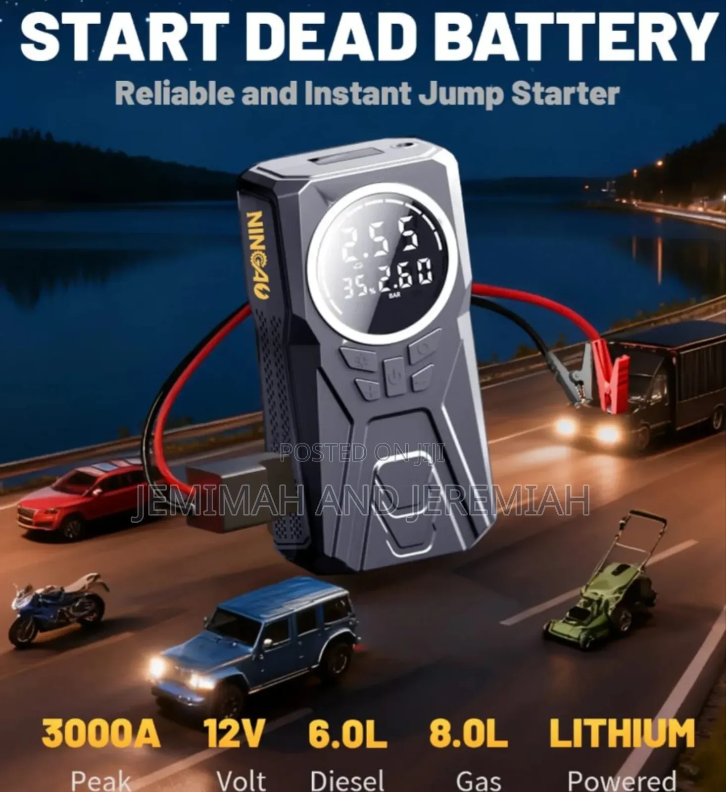 Portable Car Jump Starter
