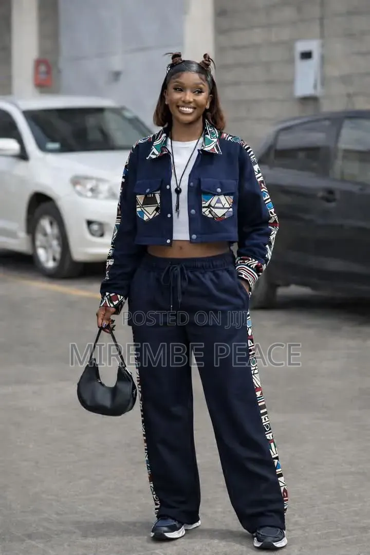 Ladies African Print Two-Piece