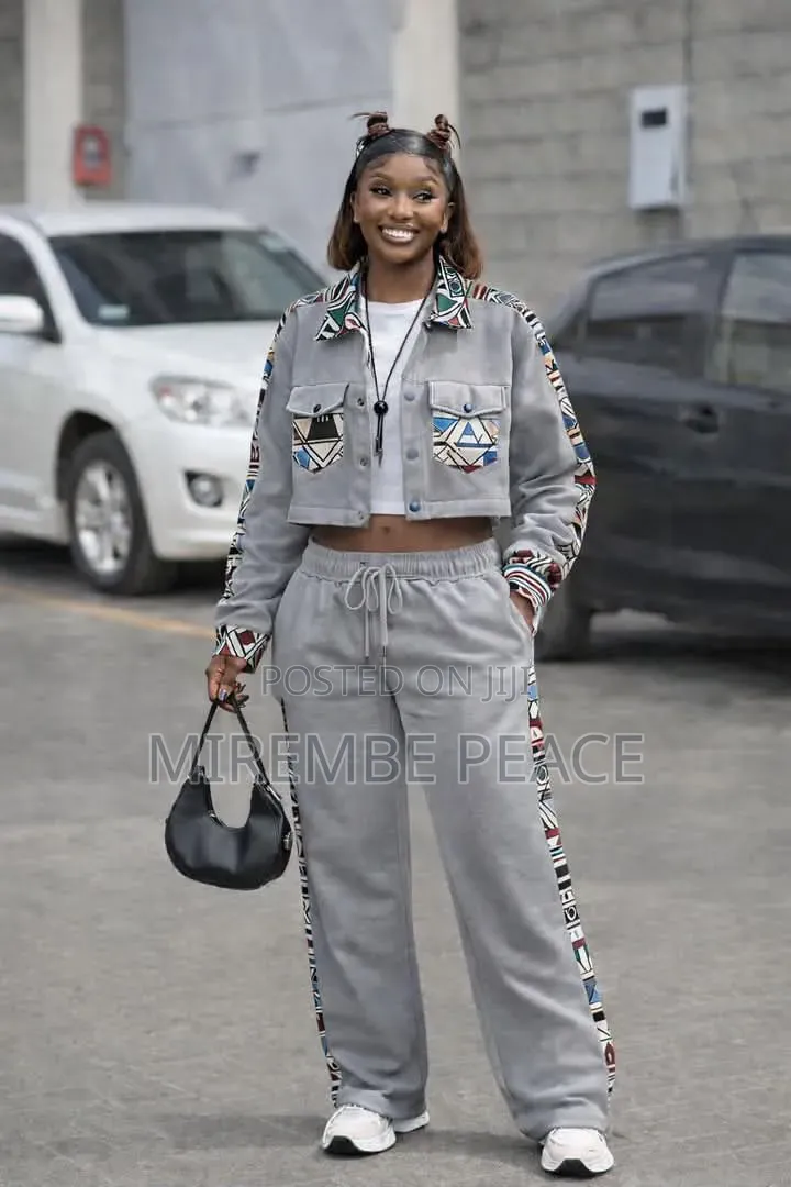 Ladies African Print Two-Piece