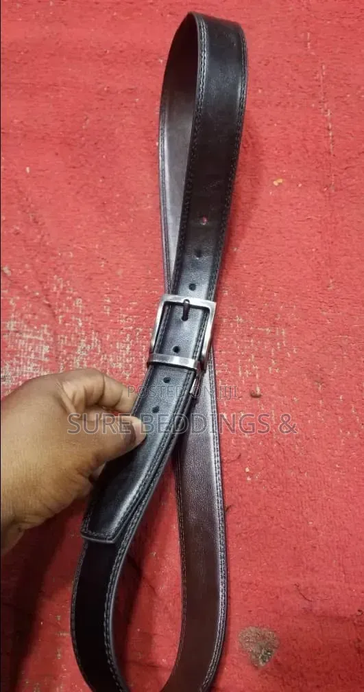 Black Leather Belt