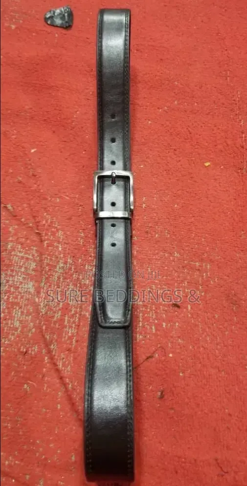 Black Leather Belt