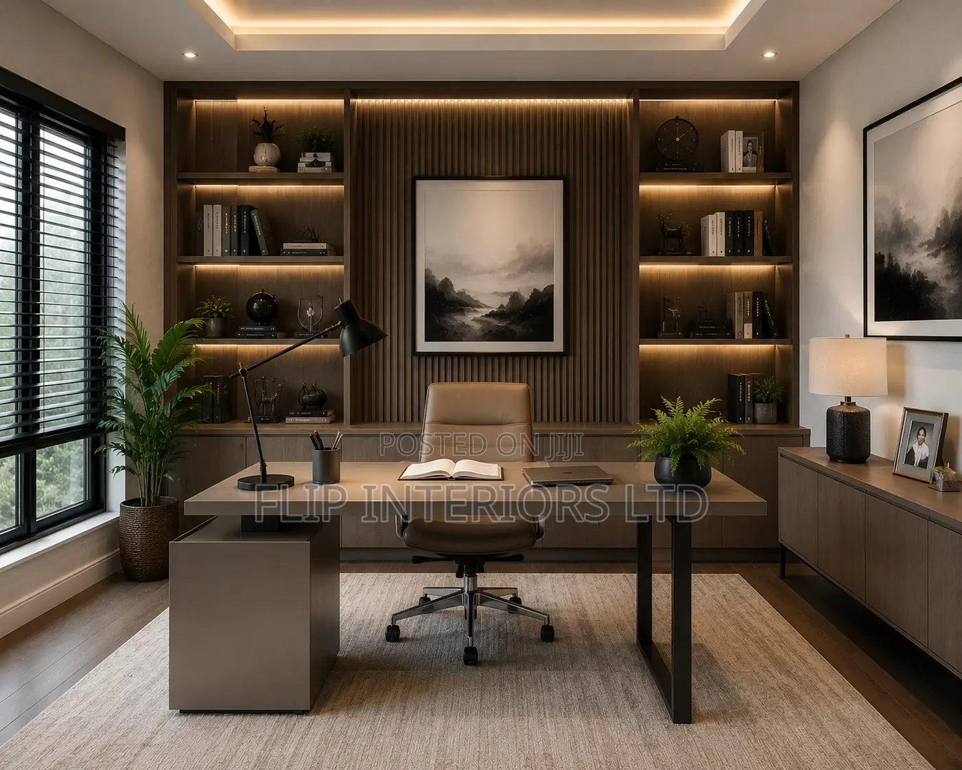 Premium Executive Home Office Remodeling Services