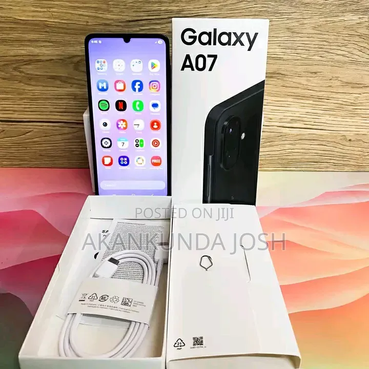 New Samsung Galaxy A07 5G 128 GB Black