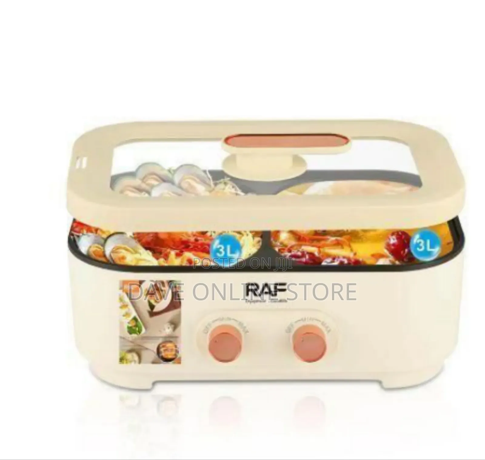 Raf Multifunction Electric Hotpot Rice Cooker, 6litres