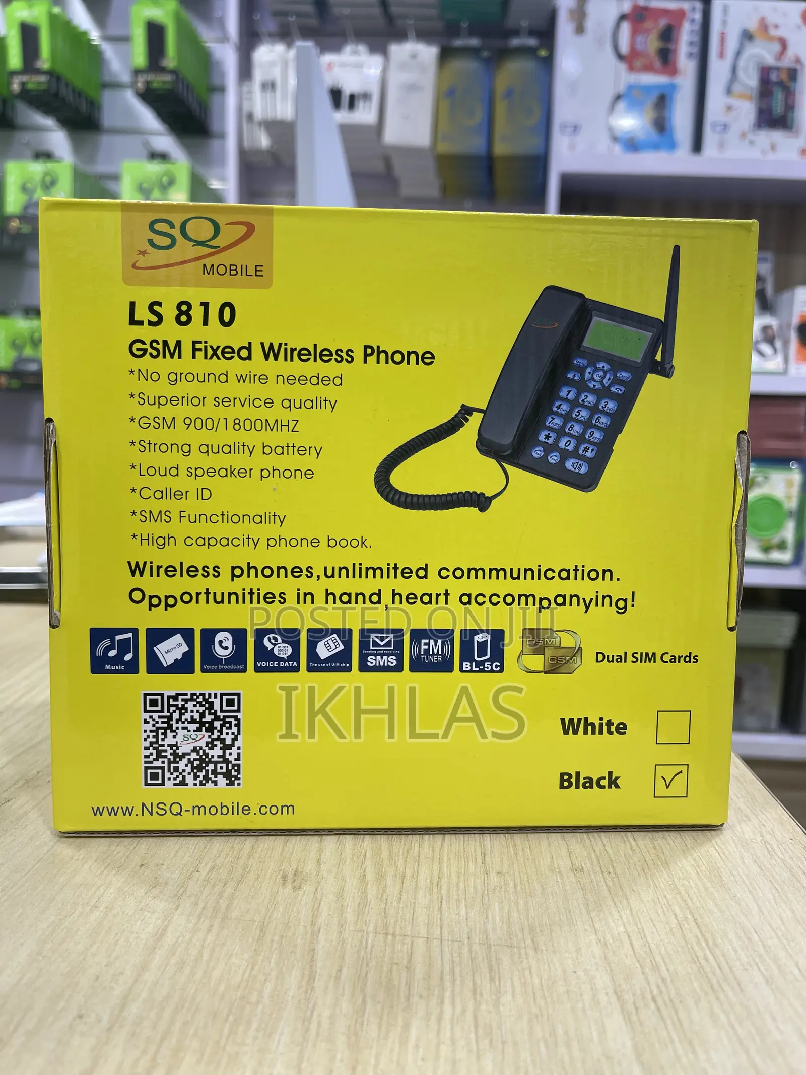 The Sq Ls-810 Is A Dual-sim Gsm Fixed Wireless Landline Phone