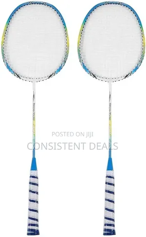 Badminton Rackets, 1 Pair Portable Professional Carbon Fibe