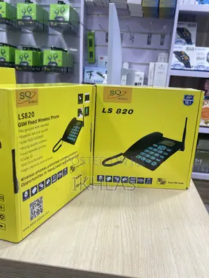 The Sq Ls-820 Is A Dual-sim, Fixed Wireless Gsm "Landline" Desk Phone.