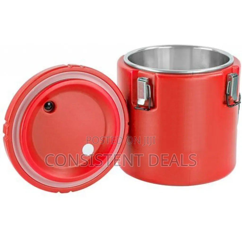 3 Pc Insulated Food Storage Cold Hot Pots Casseroles Dishes – Red