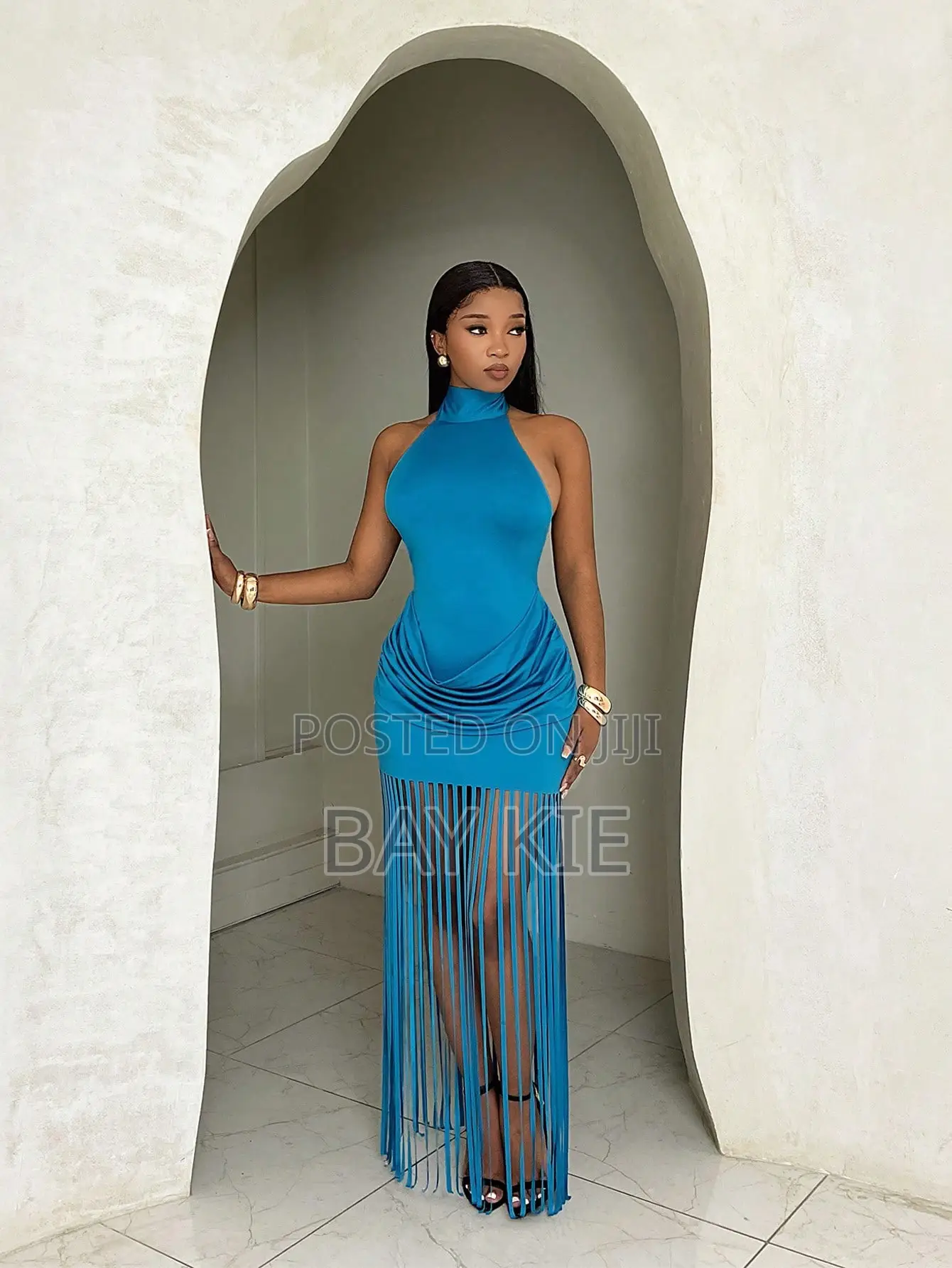 Designer Collar Dress