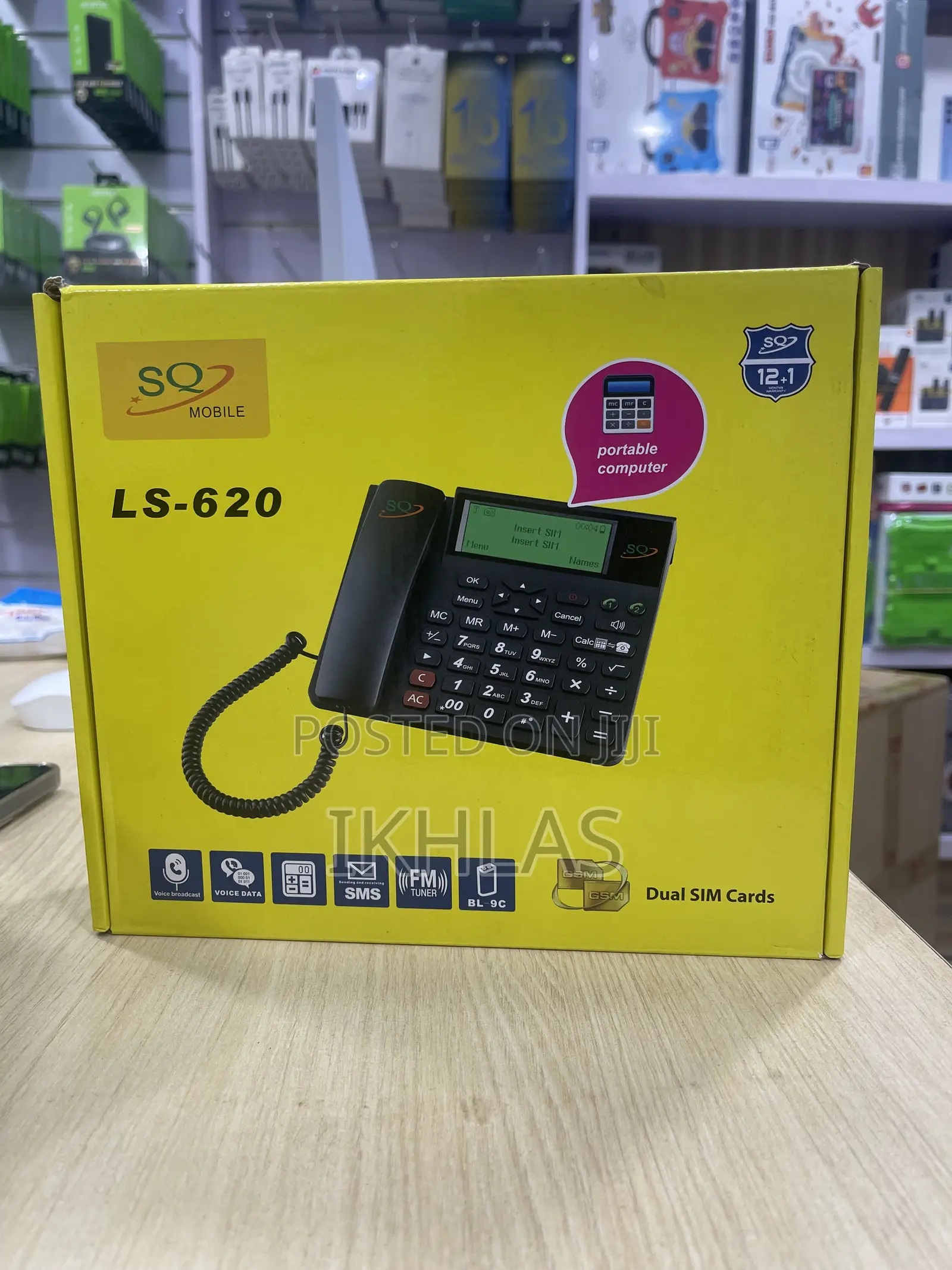 The Sq Mobile Ls-620 Is A Fixed Wireless Gsm Desktop Landline Phone.