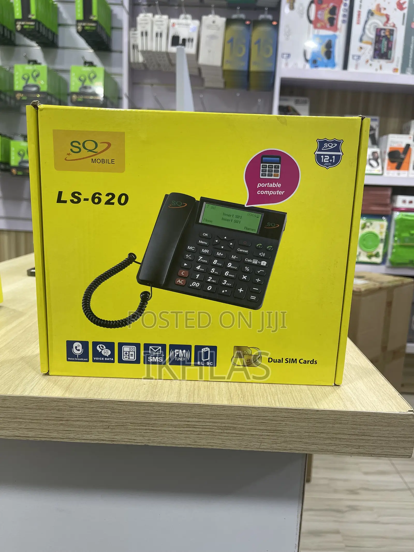 The Sq Mobile Ls-620 Is A Fixed Wireless Gsm Desktop Landline Phone.