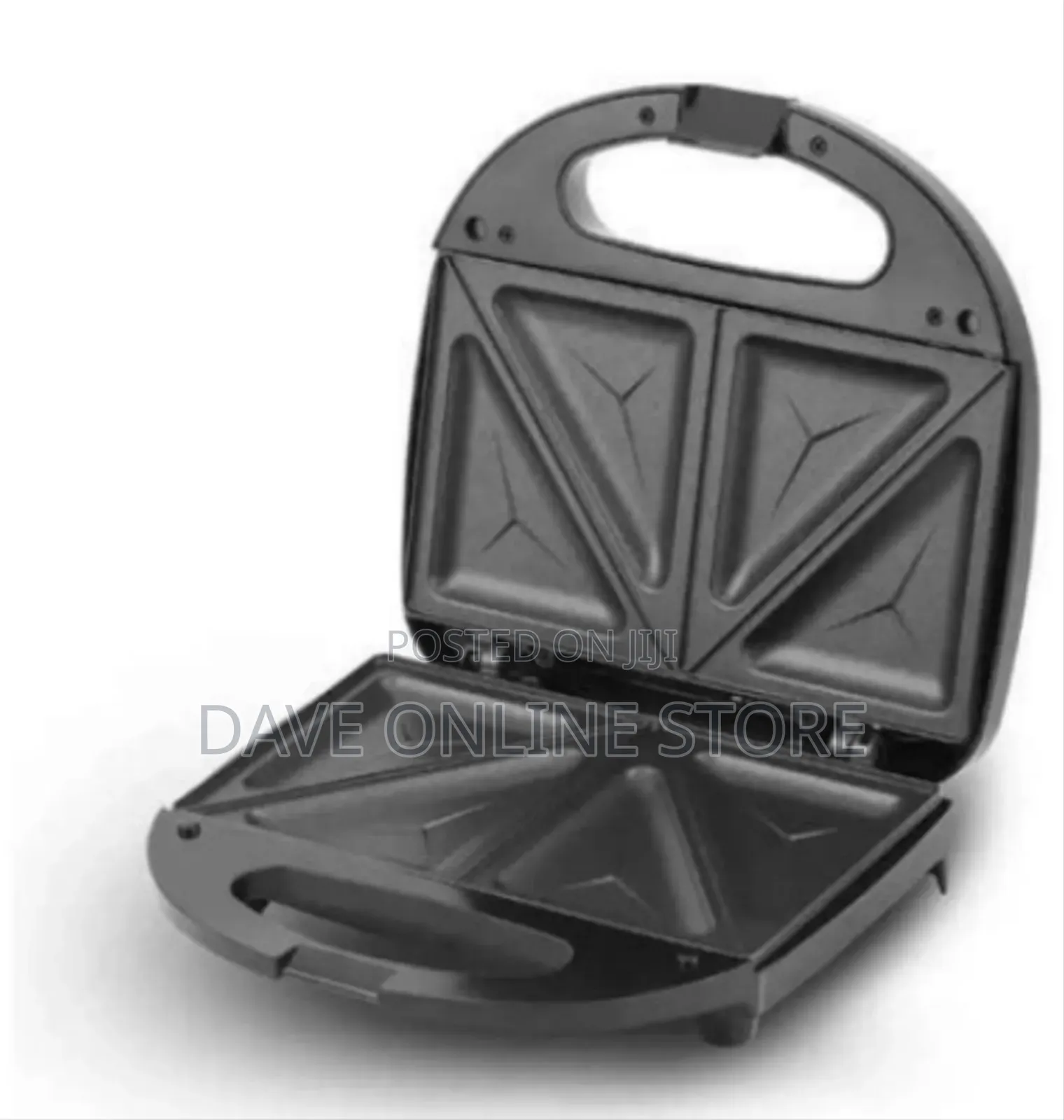 Raf 2-Slice Non-Stick Electric Sandwich Toaster With Triangle Pockets
