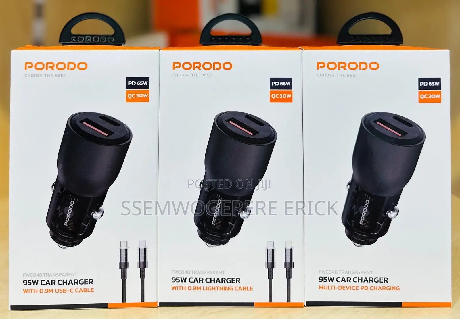 Porodo 95w Car Charger