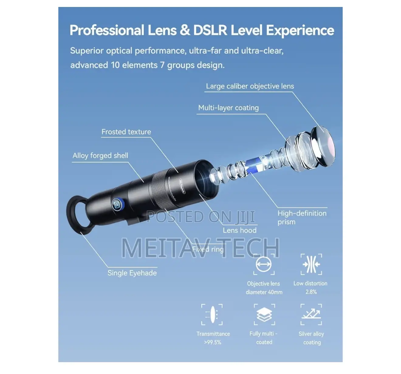 Apexel High Power 30x Hd Telephoto Lens