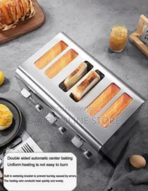 Stainless Steel 4-Slice Toaster With Independent Controls