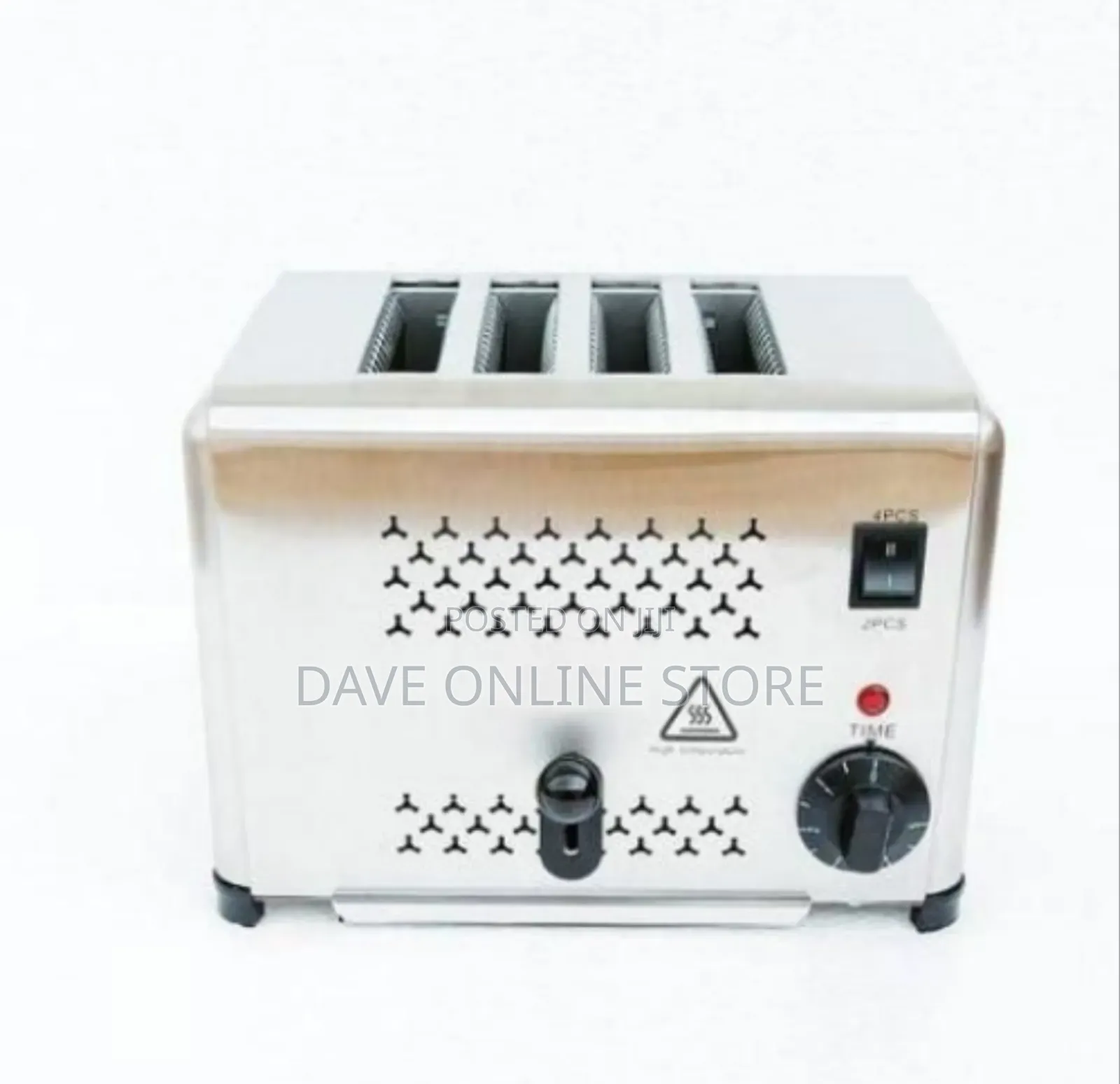 Chromecater Heavy-Duty 4-Slot Commercial Toaster