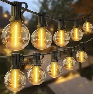 Outdoor Christmas Lights 10m-20bulbs Warm Yellow/ in and Outdoor Light