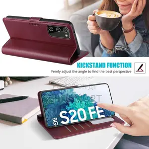 Phone Case for Samsung Galaxy S20 Fe - Wine Red
