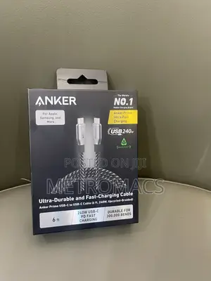 6 Meter Anker Prime Usb-C to Usb-C Cable (240w)