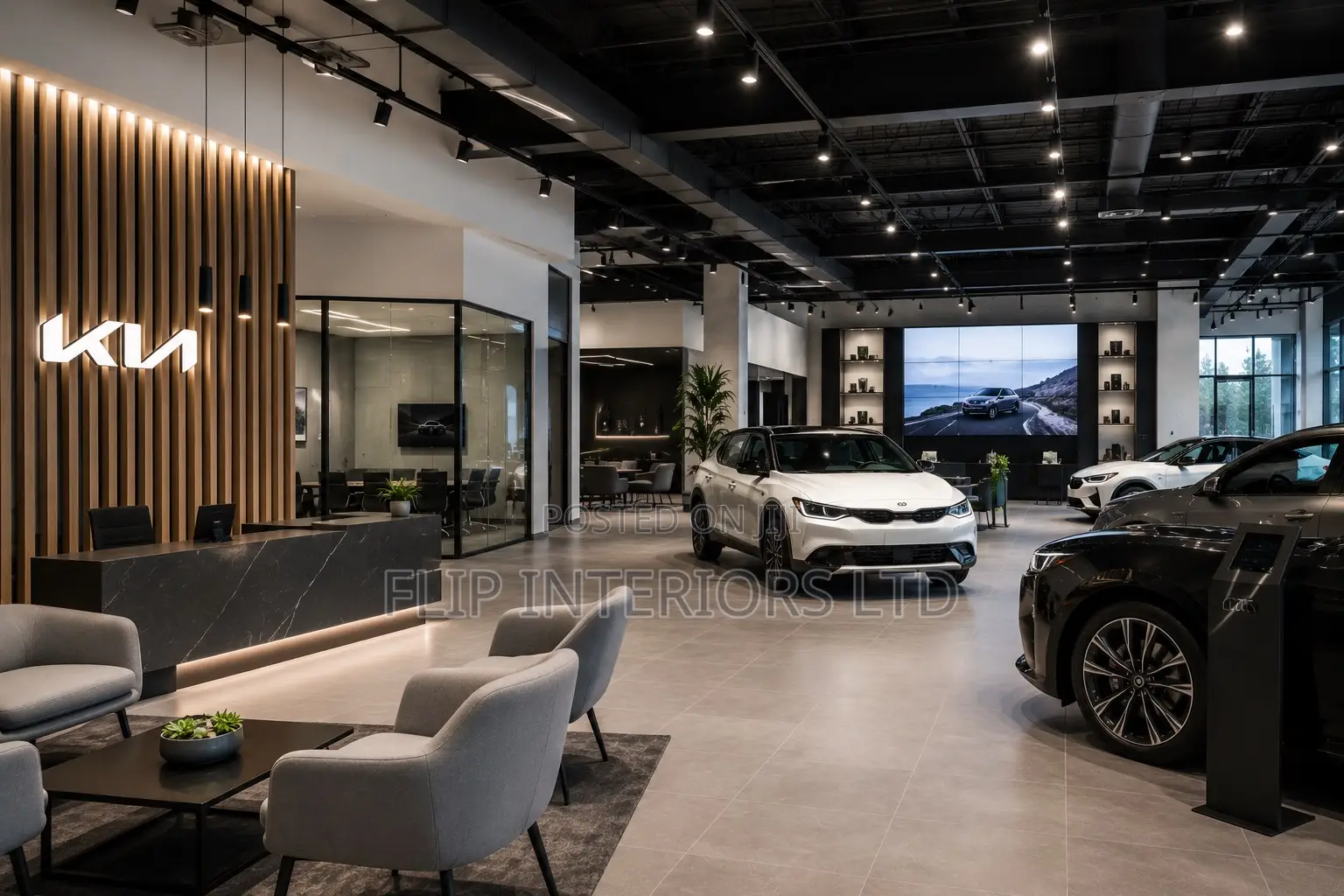 Premium Vehicle Display Interior Construction Services