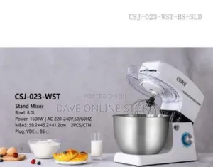 Professional Multi-Function Stand Mixer With Stainless Steel Bowl