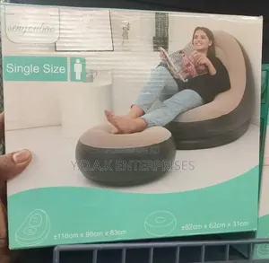 Inflatable Outdoor Chair Set With Electric Pump