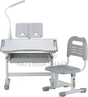 Height-adjustable Kids' Ergonomic Study Desk And Chair Set