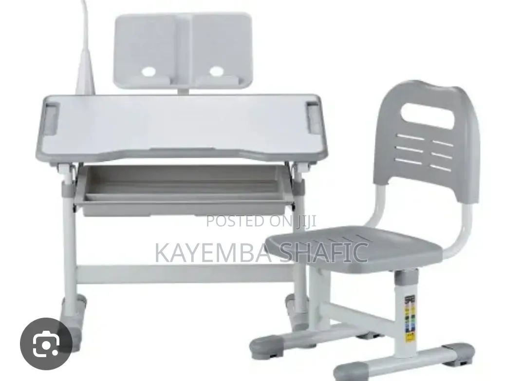 Height-adjustable Kids' Ergonomic Study Desk And Chair Set