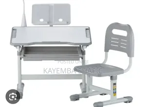 Height-adjustable Kids' Ergonomic Study Desk And Chair Set