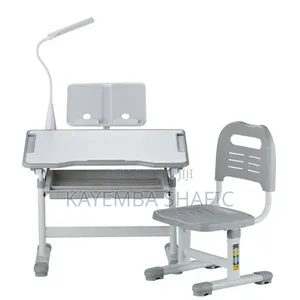 Height-adjustable Kids' Ergonomic Study Desk And Chair Set