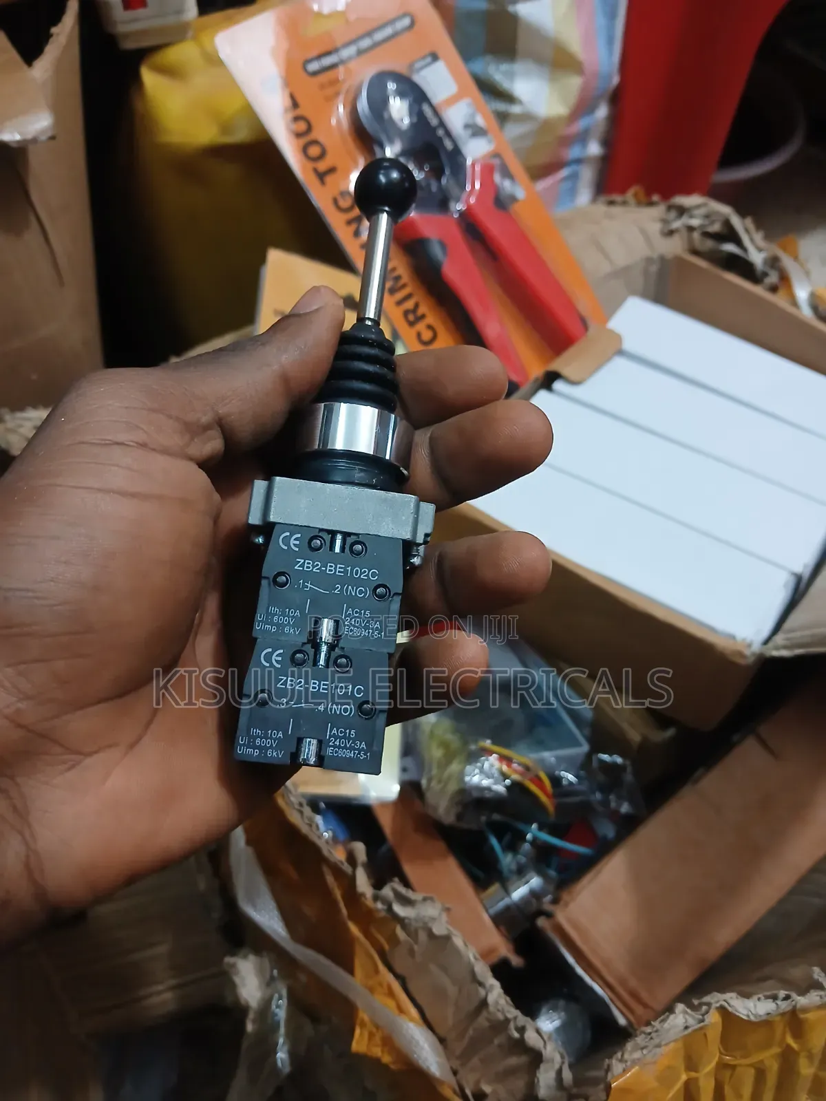 Joystick Switch 4 Position, Push Button No,Nc