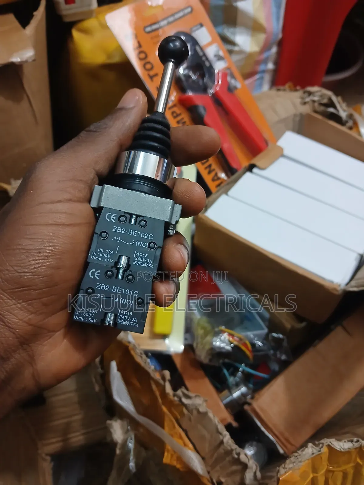Joystick Switch 4 Position, Push Button No,Nc