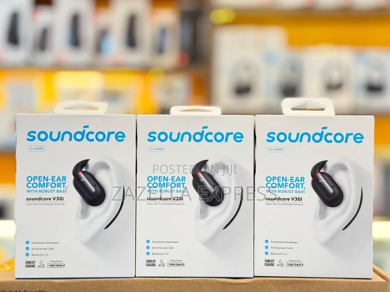 Anker Soundcore V30i Open-Ear Headphones, Ultra-Comfort, Lightweight
