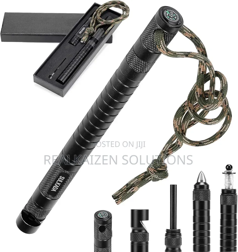 9 in 1 Tactical Survival Hiking Stick