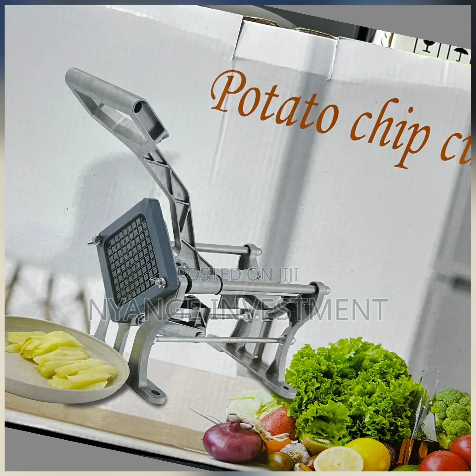 Vertical Manual Potato Chipper. Potato Chopper