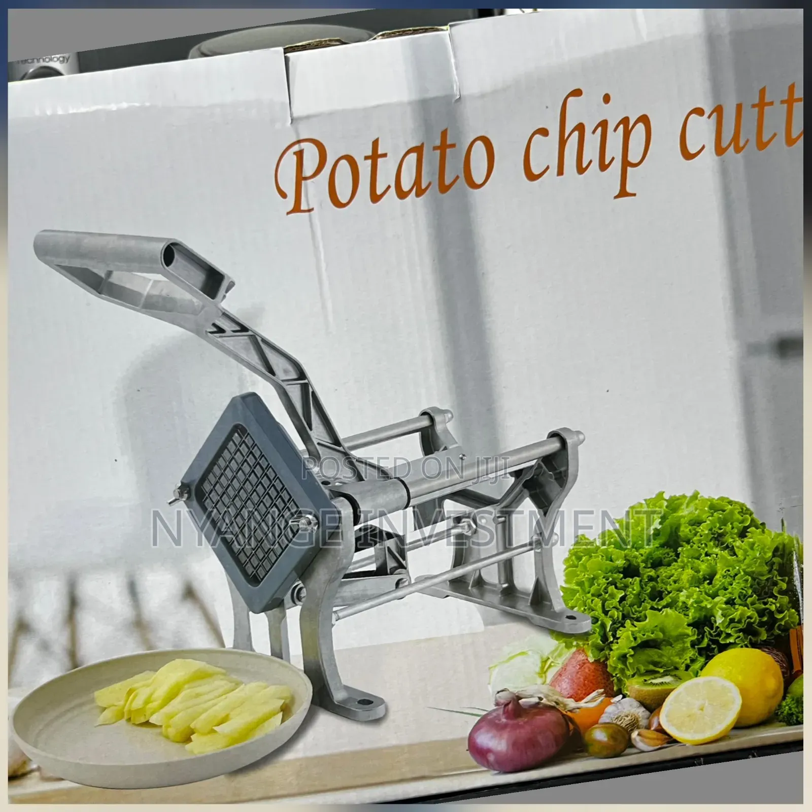 Vertical Manual Potato Chipper. Potato Chopper
