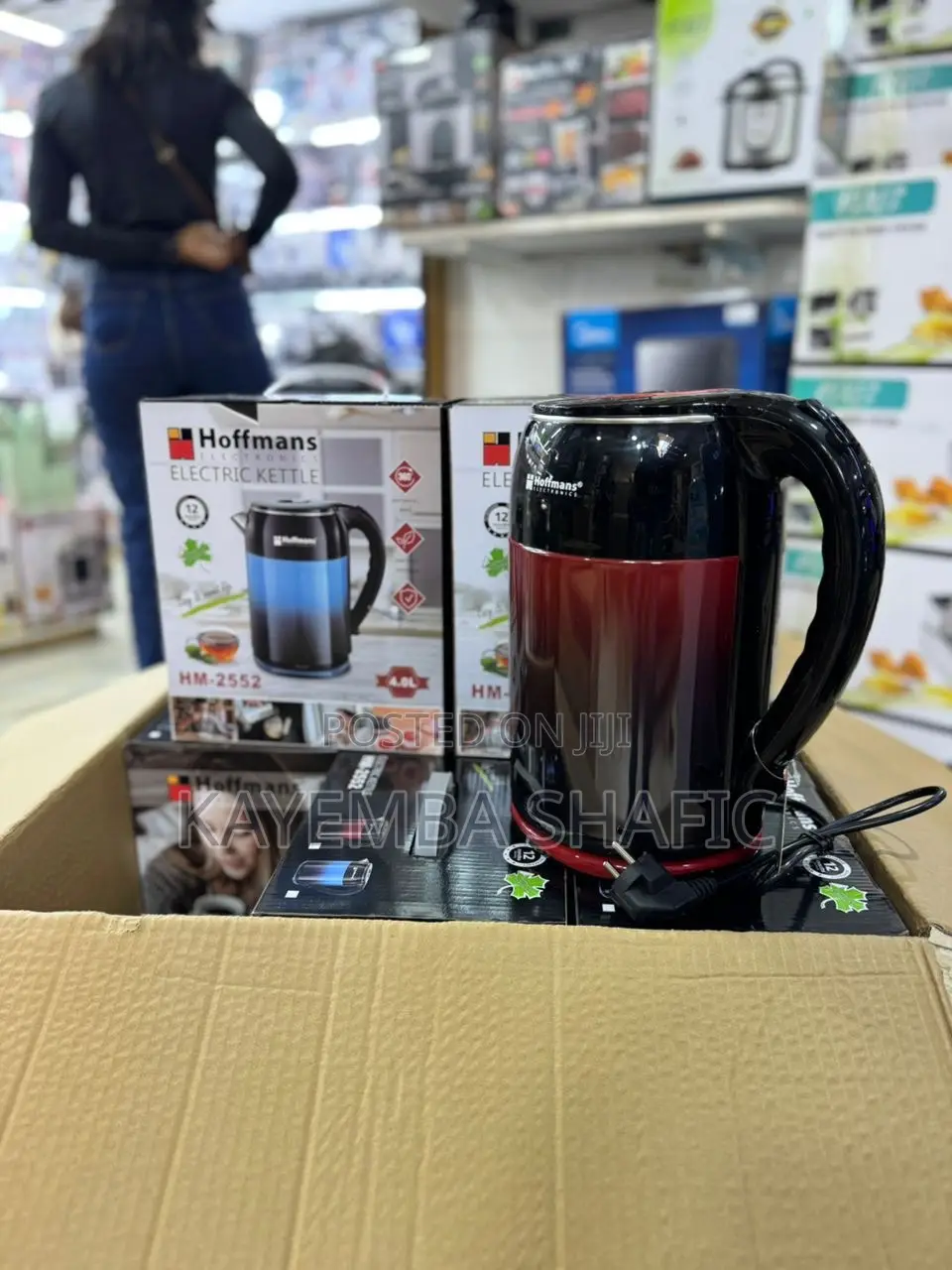Hoffmans 4l Electric Kettle Hm-2552 – Brand New Fast Boiling