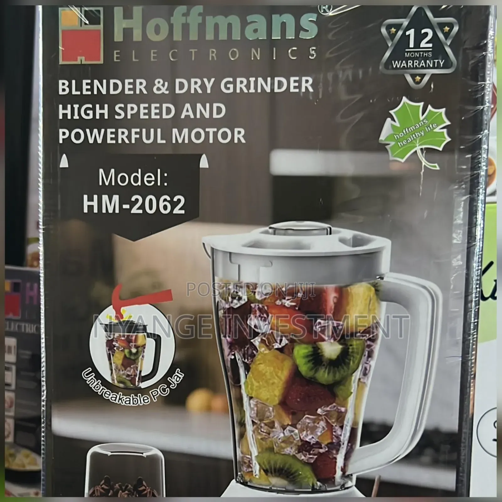 Hoffmans Electronics Blender Dry Grinder. Blender With Grinder