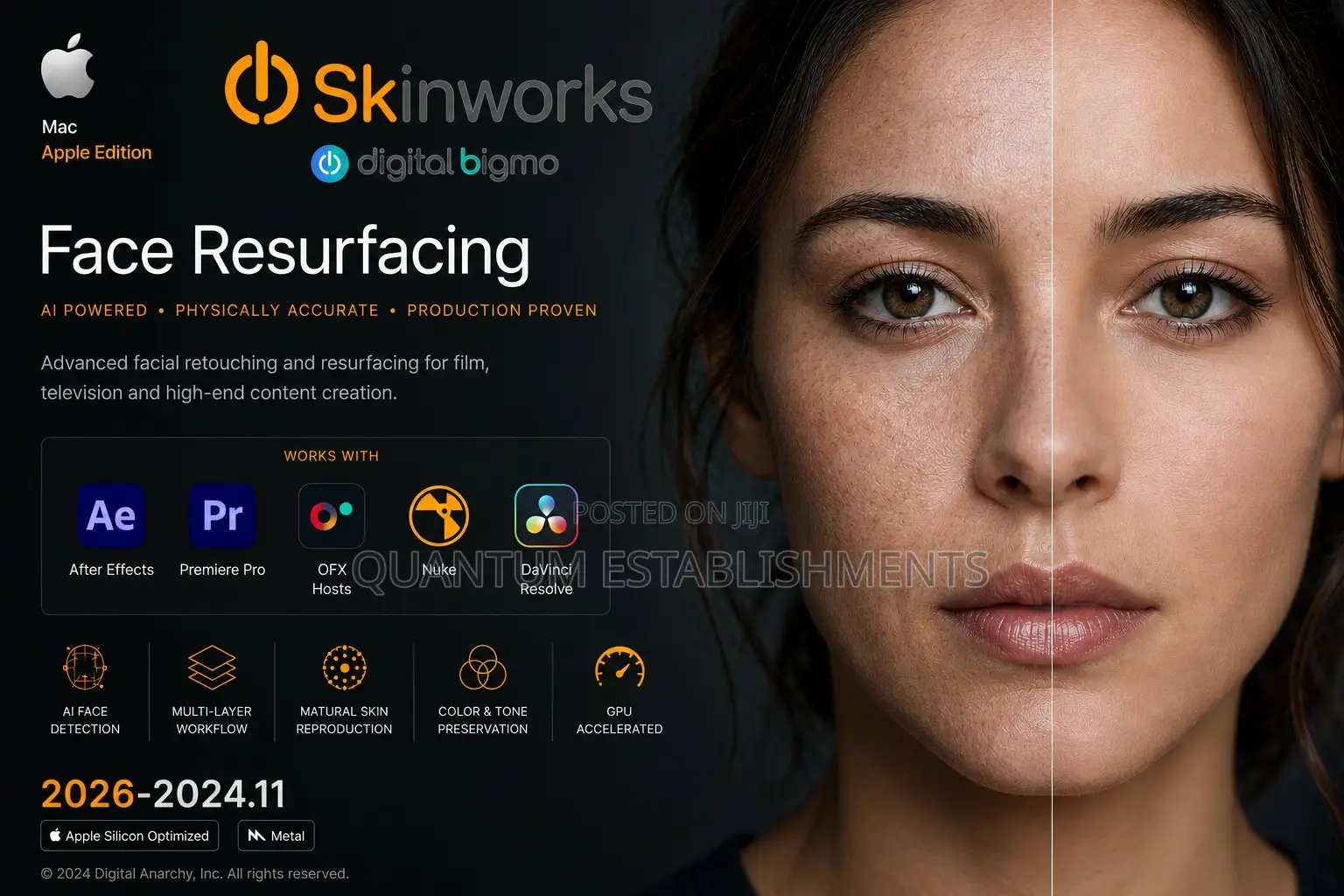Skinworks 2026 - 2024 for Ae/Pr/Ofx/Nuke/Davinci | Windows / Mac