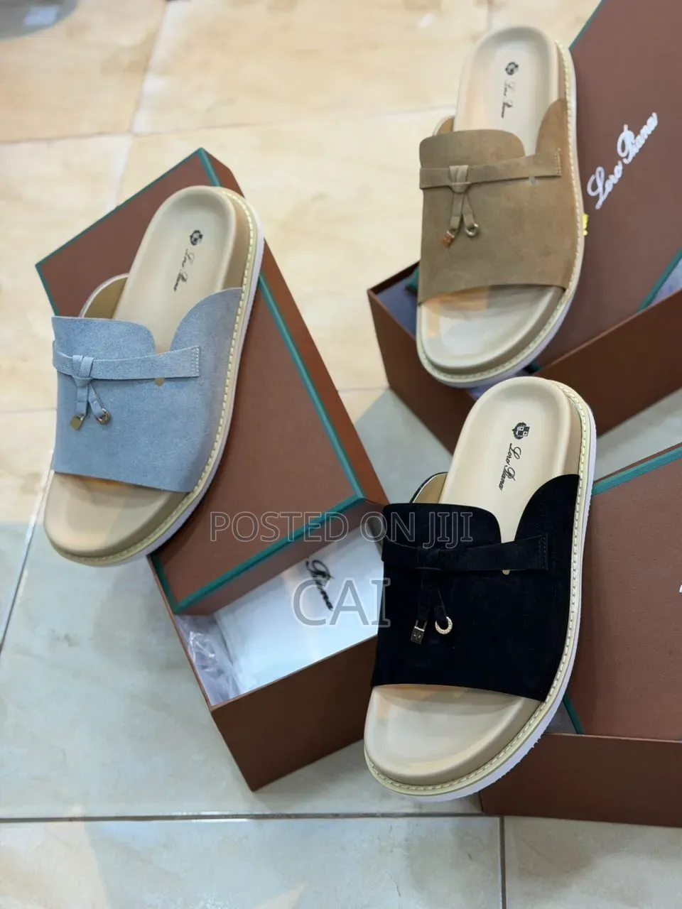Loro Piana Suede Luxury Sandals