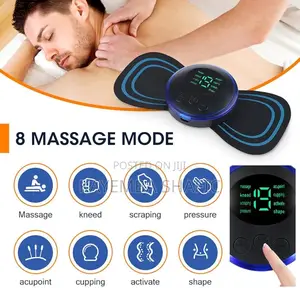 Portable Ems Mini Butterfly Body Massager For Pain Relief