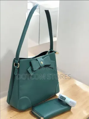 Chrisbella Faux Leather Shoulder Bag and Wallet Set