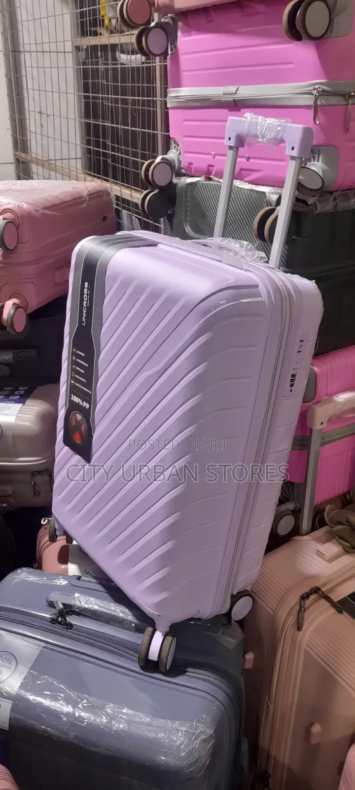 Small Portable Purple Suitcase
