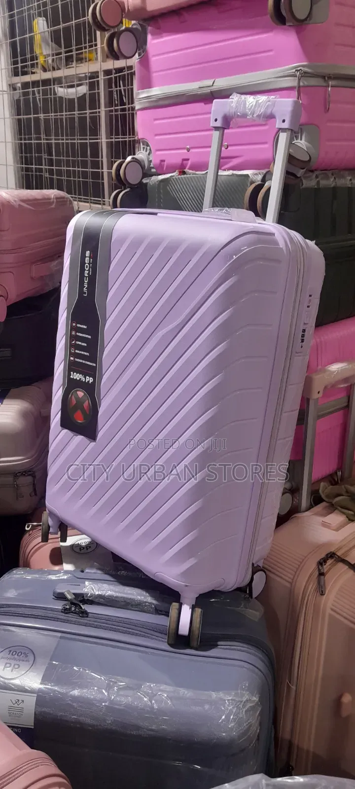 Small Portable Purple Suitcase