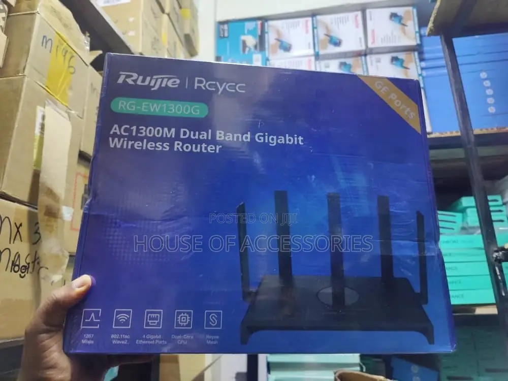 Ruijie Reyee- Ac 13000m Dual Band Gigabit Wireless Router