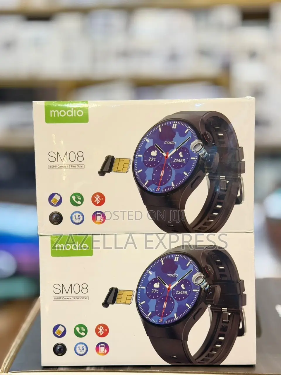 Modio Sm08 4g Smartwatch With Built-in Camera, Sim Card Slot