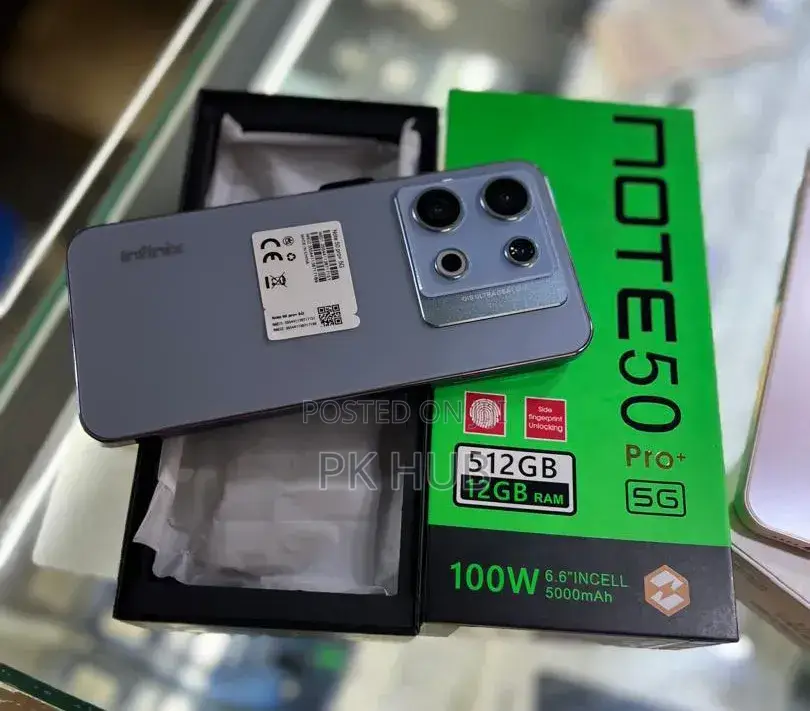 New Infinix Note 50 Pro+ 256 GB Gray