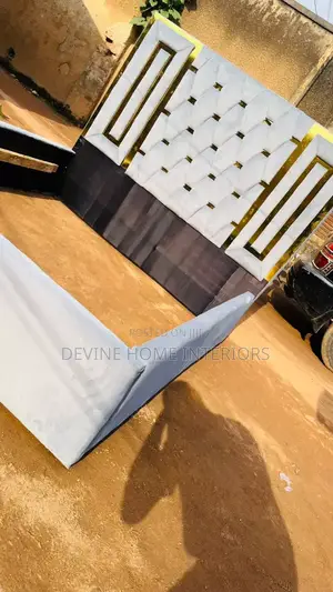 White Tufted Headboard