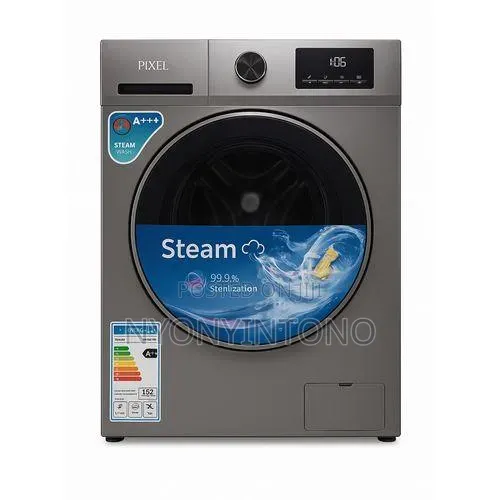 Pixel Top-Quality 8kg Front Loader Automatic Washing Machine