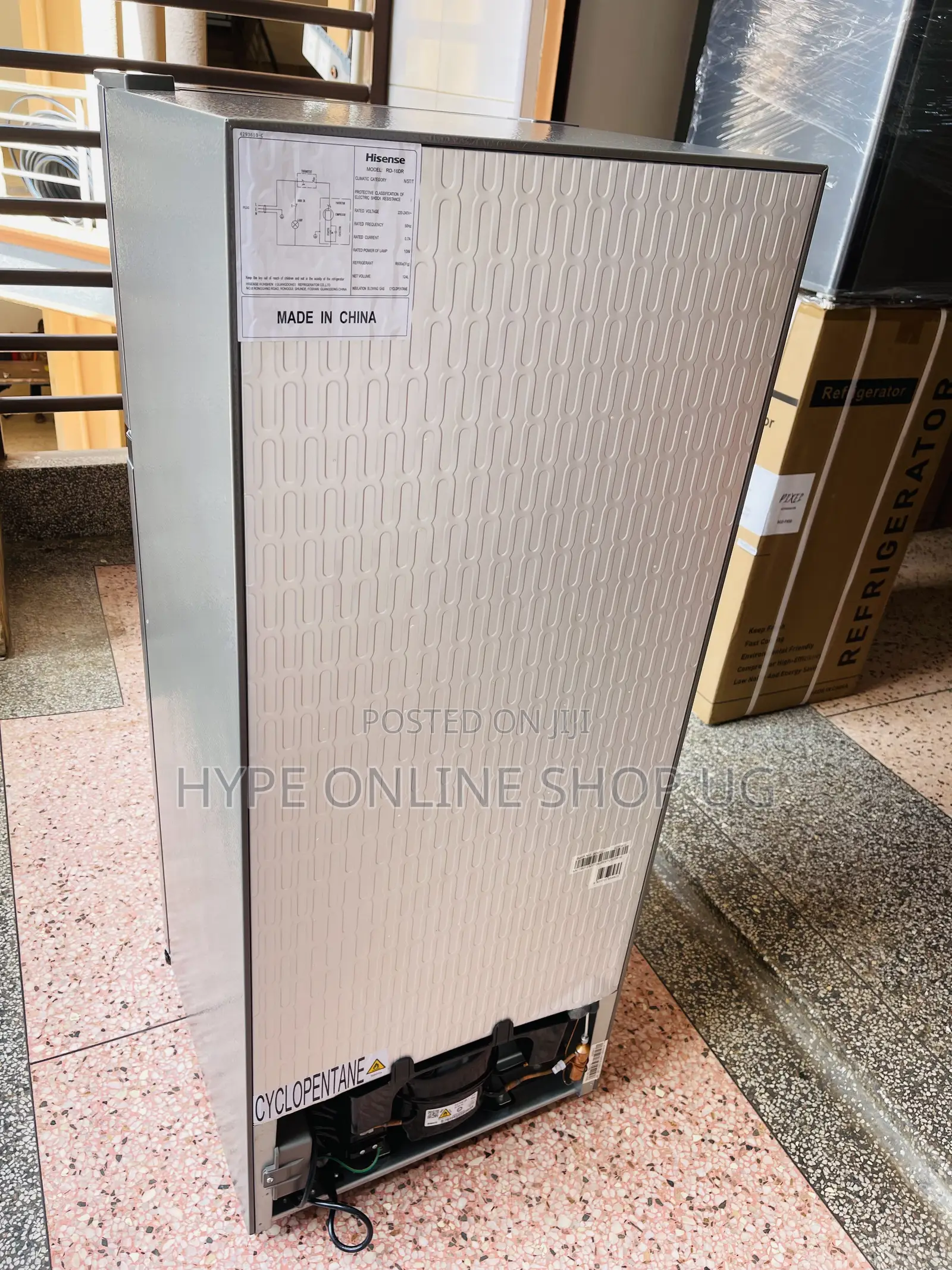 Fast Cooling 1month Used 160l Hisense Double Door Fridge